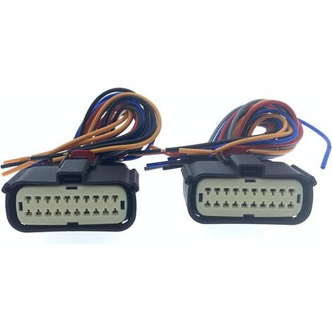 Applicable aux connecteurs de faisceau radar de pare-chocs avant pour Ford Focus, Taurus, Ford Escape, Mondeo, Edge, Territory, Escort -- JB2219-20P