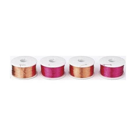 Set de bobinas de hilo aislado multicolor Pb-fastener 40m