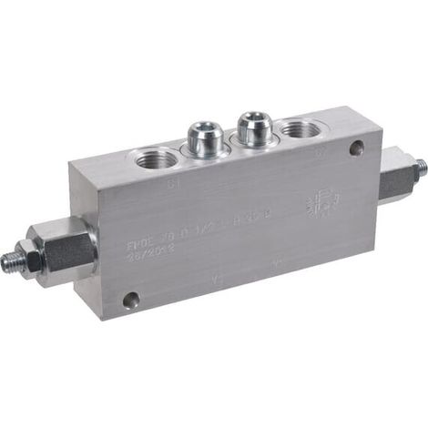 Valvola di bilanciamento 3/8 con flangia e sfiato FLUIDPRESS FPOB50D382F35