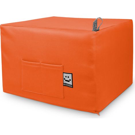 Puff Cama Confort Naranja Único Naranja