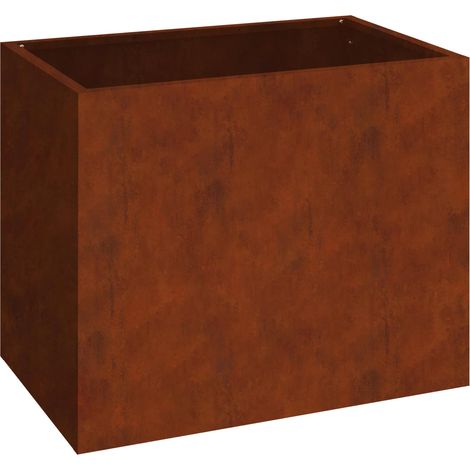 Maison Exclusive - Garten-Pflanzgefäß Rostoptik 50 x 32 x 40 cm W (1/5)