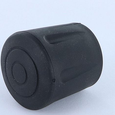 Embout rond envellopant caoutchouc vulcanisé Noir Pour Tube 38 à 39