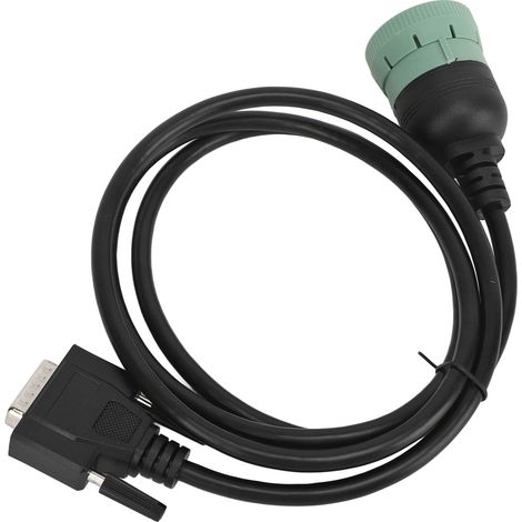 Câble adaptateur de remplacement pour connecteurs de diagnostic Deutsch 9 broches (réf. 121891) : connecteur femelle 9 broches / connecteur mâle 26 broches.