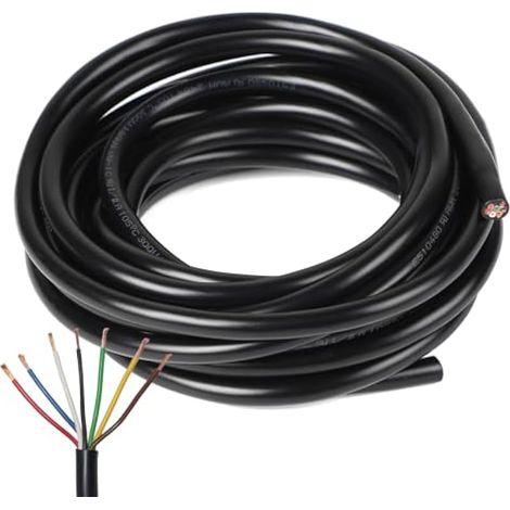 Câble de remorquage à 7 pôles, 7 conducteurs ronds de 0,8 mm², câble électrique pour remorques, caravanes, camions et véhicules (1/4)