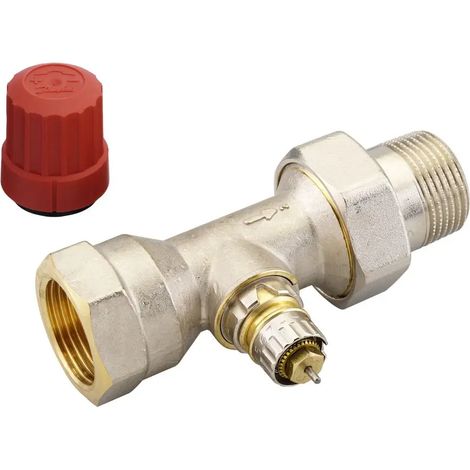 Danfoss Cuerpo de válvula RA-N 25 R 1/1, Paso recto, Niquelado mate, 013G0038