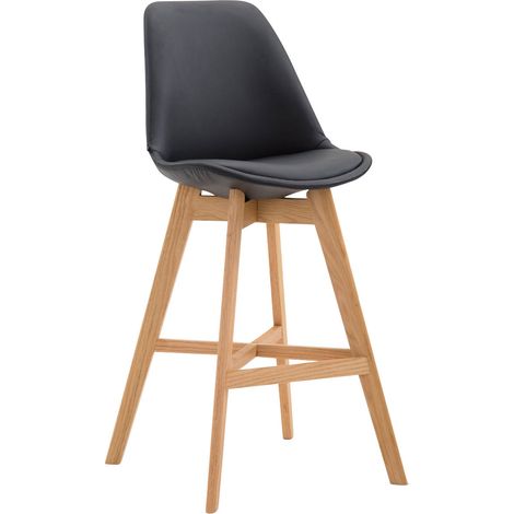 Sgabello da bar seggiolone dal design scandinavo moderno in sintetico 100001154