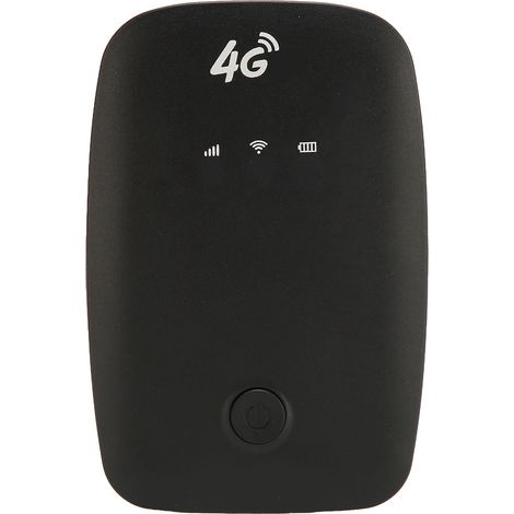 Point d'accès Wi-Fi mobile 4G, emplacement pour carte microSD, batterie 2100 mAh, routeur Wi-Fi 4G portable pour voiture et voyageurs d'affaires. (1/5)