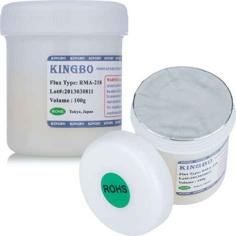 Kingbo RMA-218 Pâte de flux de soudure 100 g BGA SMD SMT Rebillage (1/5)