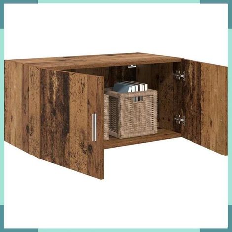 879653 Meuble mural Bois ancien 80 x 42.5 x 40 cm Bois d'ingénierie (1/5)