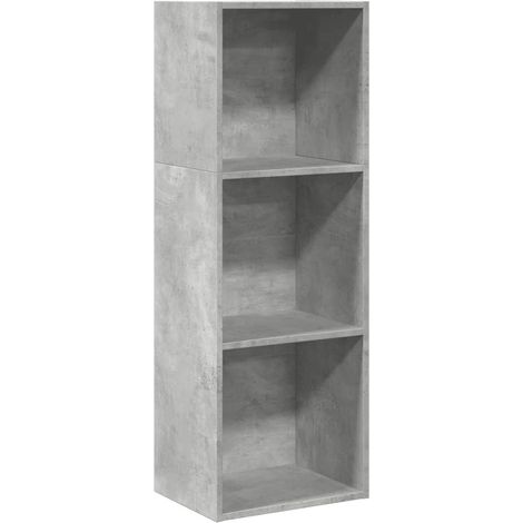 Maison Exclusive - Libreria Grigio Cemento 40x30x114 cm in Legno Multistrato