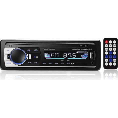 1 Din In Dash Bluetooth Autoradios Digital Stereo Bluetooth Freisprecheinrichtung Audio Musik 12V Auto MP3 Multimedia Player USB/SD/AUX-in mit Fernbedienung