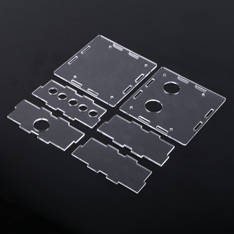 Acrylgehäuse-Schutzteile-Set für 6J1-Röhrenvorverstärkerplatine (1/5)