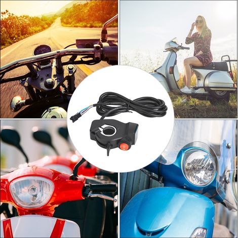 Accélérateur pouce vélo électrique avec écran LCD et indicateur de tension batterie pour vélo électrique (1/5)