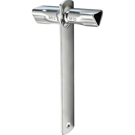 Clé Triangulaire Clé Outil 2 en 1 Compacte Portable Triangle pour poteaux de barrière Pour les armoires, les machines, trains, ascenseurs, bollards, garde-corps et poteaux (1/5)
