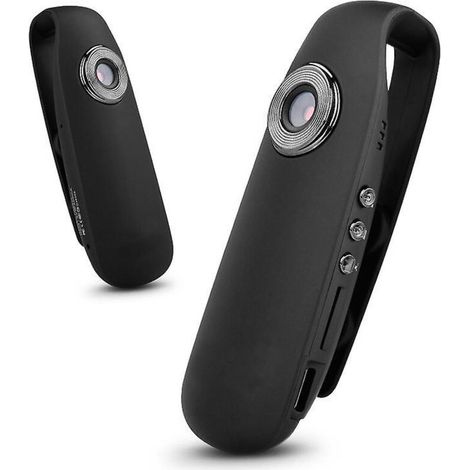 Mini-Kamera mit 1080p-Auflösung, 130°-Weitwinkelobjektiv und 32 GB Speicher für persönliche Sicherheit, Radfahren und Meetings. (1/4)