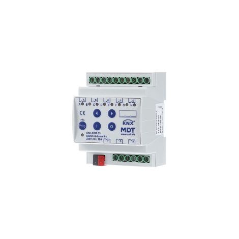 MDT technologies Schaltaktor 8-fach 4TE REG, 16A, 230VAC, Komp. AKK-0816.03