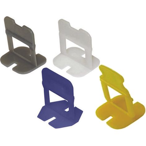 DISTANZIATORE AUTOLIVELLANTE TIRANTE PER PIASTRELLE- - mm.1x39x21h. - tirante grigio - 500 pezzi