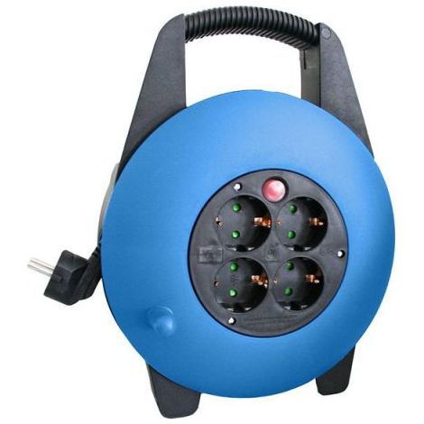 Kabelbox Kabeltrommel 15m 230V H05VV-F 3G1,5 IP20