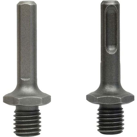 YMYNY 2 Pièces Adaptateur M14 Filetage Mâle à SDS Plus Femelle et triangle Femelle pour Meuleuse Perceuse Forage