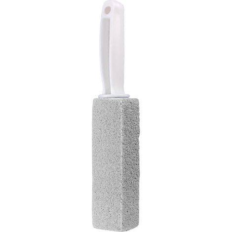 Brosse de toilette avec manche, nettoyant pour toilettes, salle de bain, piscine et ménage-Gray 10cm (1/5)