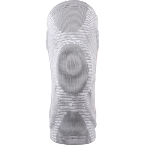 Genouillère de compression avec coussinet rotulien et stabilisateurs latéraux, orthèse de genou pour déchirure du ménisque, grise, taille L (1/5)