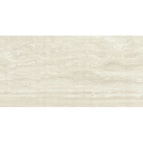 Piastrelle da rivestimento in gres porcellanato smaltato effetto travertino beige, 30x60 cm, 1,44 m²