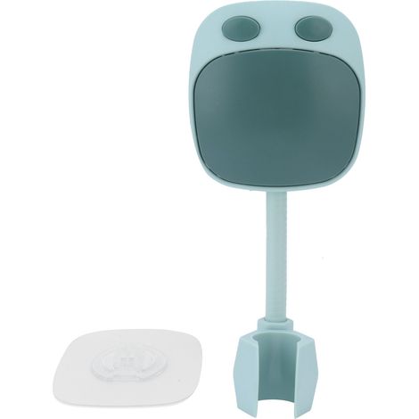 Support de pommeau de douche réglable à 360 degrés, accessoire de douche sans perçage pour enfants, salle de bain (vert) (1/5)