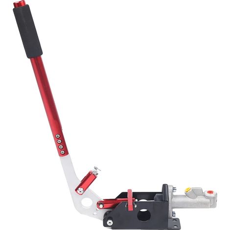 Freno de mano hidráulico, construcción de aluminio resistente, compatibilidad universal, rojo. (1/2)