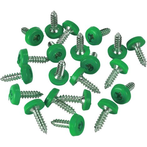 Sealey Green Numberplate Screws 4.8 x 18mm - Pack of 50 PTNPG (1/3)