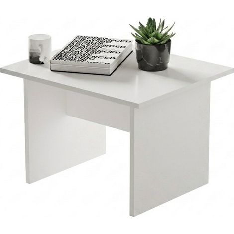 Table Basse - Chevet Blanc L 60 H 59.1 P 50 cm (1/5)