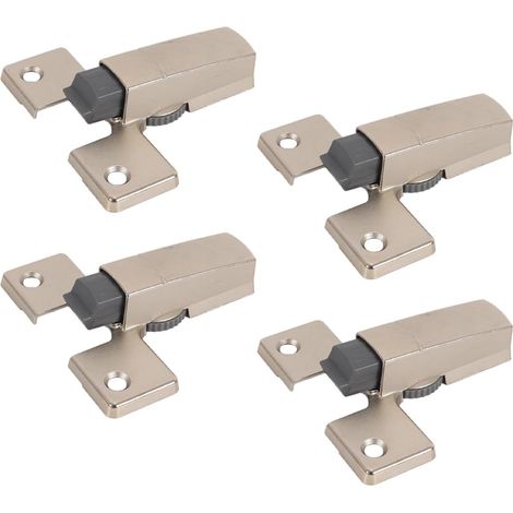 Lot de 4 amortisseurs de porte à fermeture douce pour tiroirs et placards, réglables uniquement pour charnières à pot de 45 mm/48 mm/52 mm (1/5)