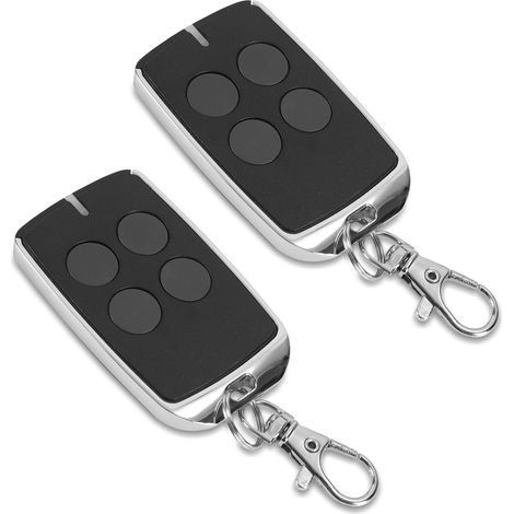 Wolketon 2pcs Fernbedienung Fernsteuerung Funksteuerung für Schiebetorantrieb Drehtorantrieb Flügeltorantrieb Torantrieb Schiebetor Zubehör