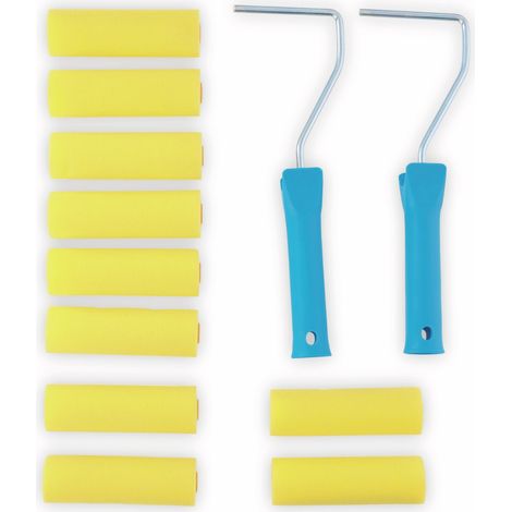 KINZO Kit de rouleaux de peinture 12 pièces