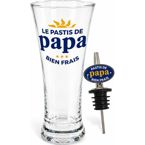 Coffret Le pastis de papa avec verre et bec verseur (1/3)