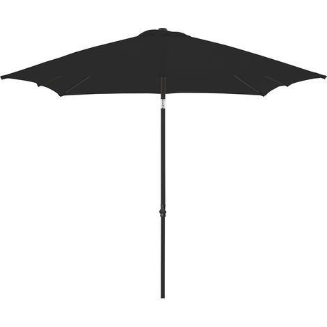 Doppler Sonnenschirm "Basic Push Up 210 x 210" mit Höhenverstellung, 210 x 210 cm, hellgrau, Bezug Polyester, Stock aus Aluminium, Streben aus Stahl, 5 kg Sonnenschirm "Basic Push Up 210 x 210" mit Hö (1/5)