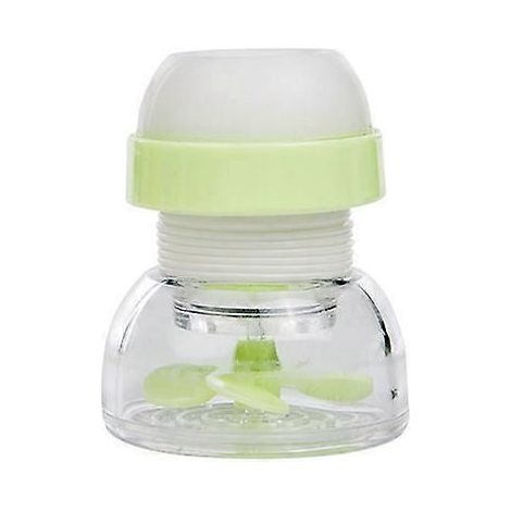 Green 2 pcs Water Saving Filter Sprayer, Water Saving Nozzle Head, 360 Degree Movable Faucet Head, Kitchen Faucet Head, for Kitchen, Bathroom and Show (1/5)