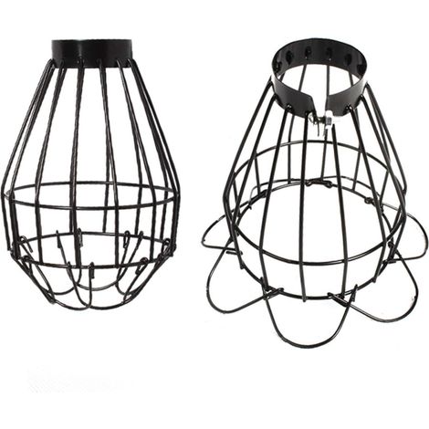 Housse de Lampe chauffante pour Reptile,Abat-Jour Chauffant pour Reptiles - Garde de Chauffage de Reptile de Fil de Fer, Couverture de Maille de Lampe Anti-échaudure pour Terrarium (1/5)