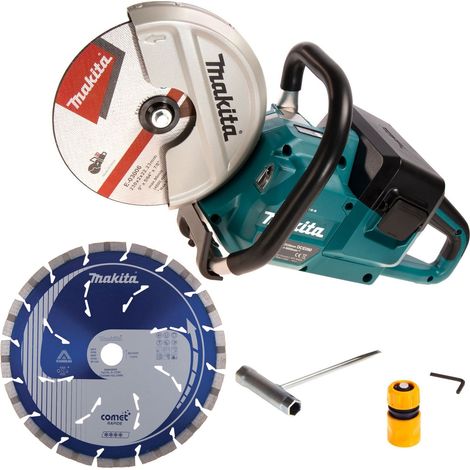 Makita DCE090ZX1 Twin 18v 9"" Cordless Brushless Disc Cutter Bare + Comet Blade (1/5)