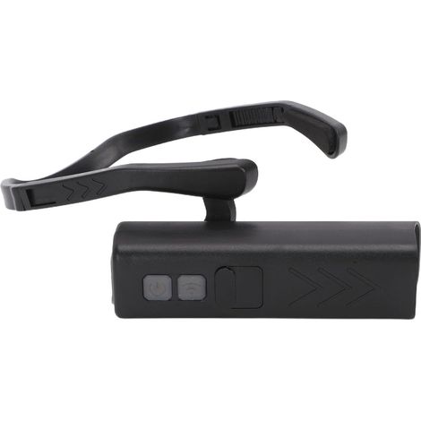 Lampe Frontale Rechargeable Montée sur l'oreille avec Capteur de Mouvement, Lumière Grand Angle 90°, Crochet Réglable pour la Pêche, le Camping, la Randonnée, Batterie 1000 MAh, Lampe de