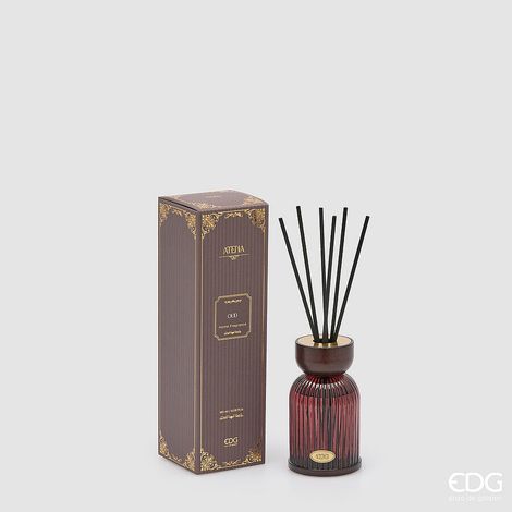 EDG Enzo De Gasperi Profumatore Bottiglia Atena Oud 180 ml H12 Ø7 cm – Profumatore Ambiente Natalizio (1/2)