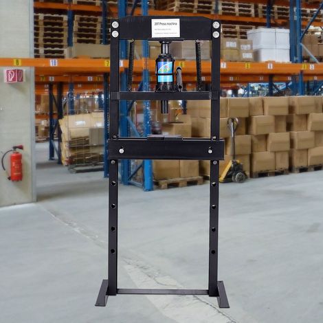 H Frame 20 Ton Hydraulic press, Black (1/5)