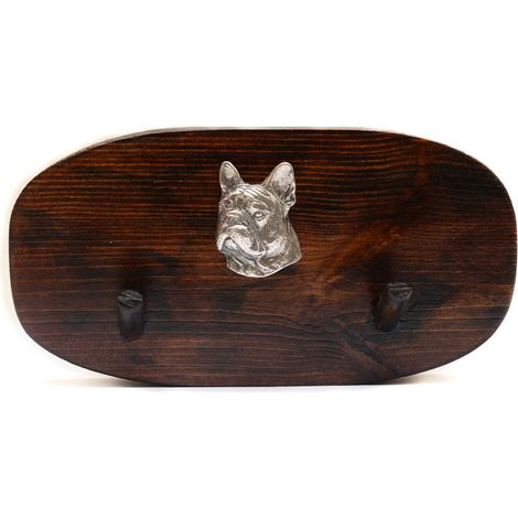 Bulldog francese I - gancio per accessori, gancio per medaglie con un cane, ganci per chiavi di Art-Dog (1/5)