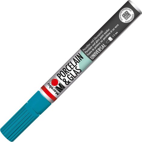 MARABU - PENNARELLO PER PORCELLANA E VETRO 1-2MM PETROLIO 092