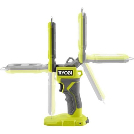 Linterna LED Ryobi 100 Lm Verde Gris (1/5)