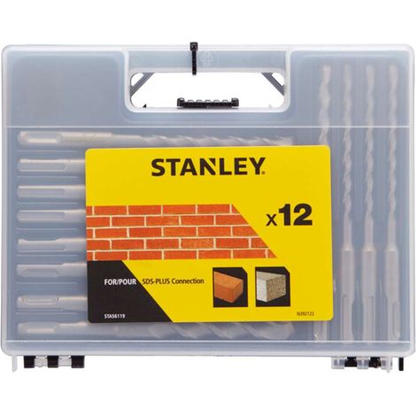 Kassette mit 12 SDS-Plus Bohrern (160 mm) STANLEY STA56119-QZ (1/2)