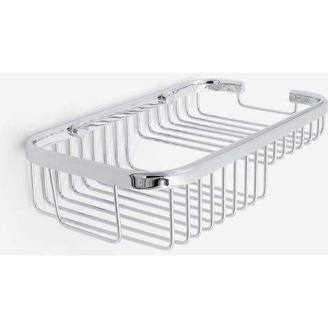 BATHBAZAAR - Porte-savon double fil mural inox brillant - Remix
