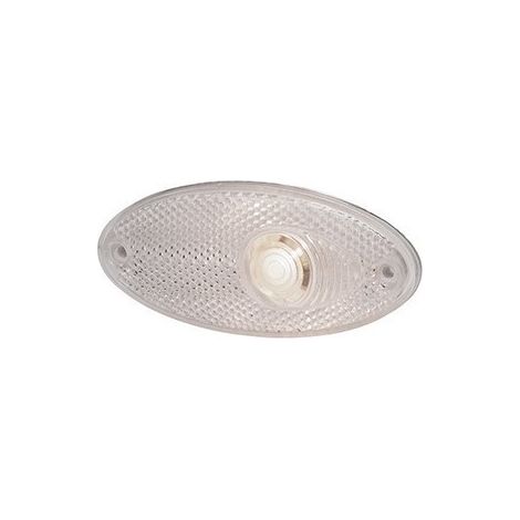 Feu de position blanc encastrable HELLA pour remorque