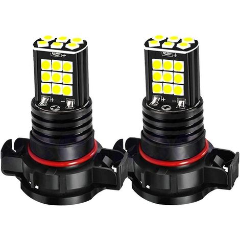 ampoules LED antibrouillard PSX24W H16 PWY24W PSY24W S19W 3030 24 SMD (1/4)