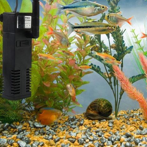 Filtre d'aquarium - Filtres d'aquarium Pompe à Eau de Filtre Interne d'aquarium Submersible avec des filtres d'éponge de Étiquette (1/5)