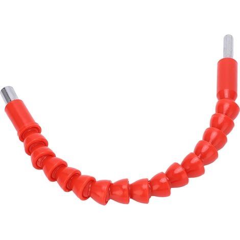 Flexible Bohrmaschinenverlängerung, 360° biegbare flexible Verlängerungsstange, 295 mm langer Spiralschlauch für elektrische Bohrmaschinen (1/4)